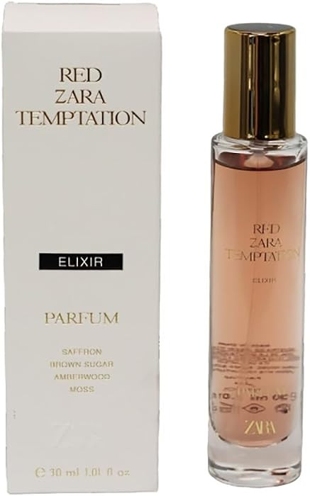 Zara Red Temptation Elixir Perfume for Women Intense Long Lasting Elegant and Sophisticated Fragr... | Amazon (US)