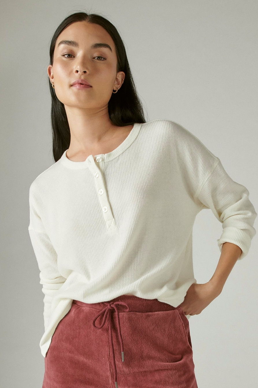 CLOUD RIB HENLEY | Lucky Brand