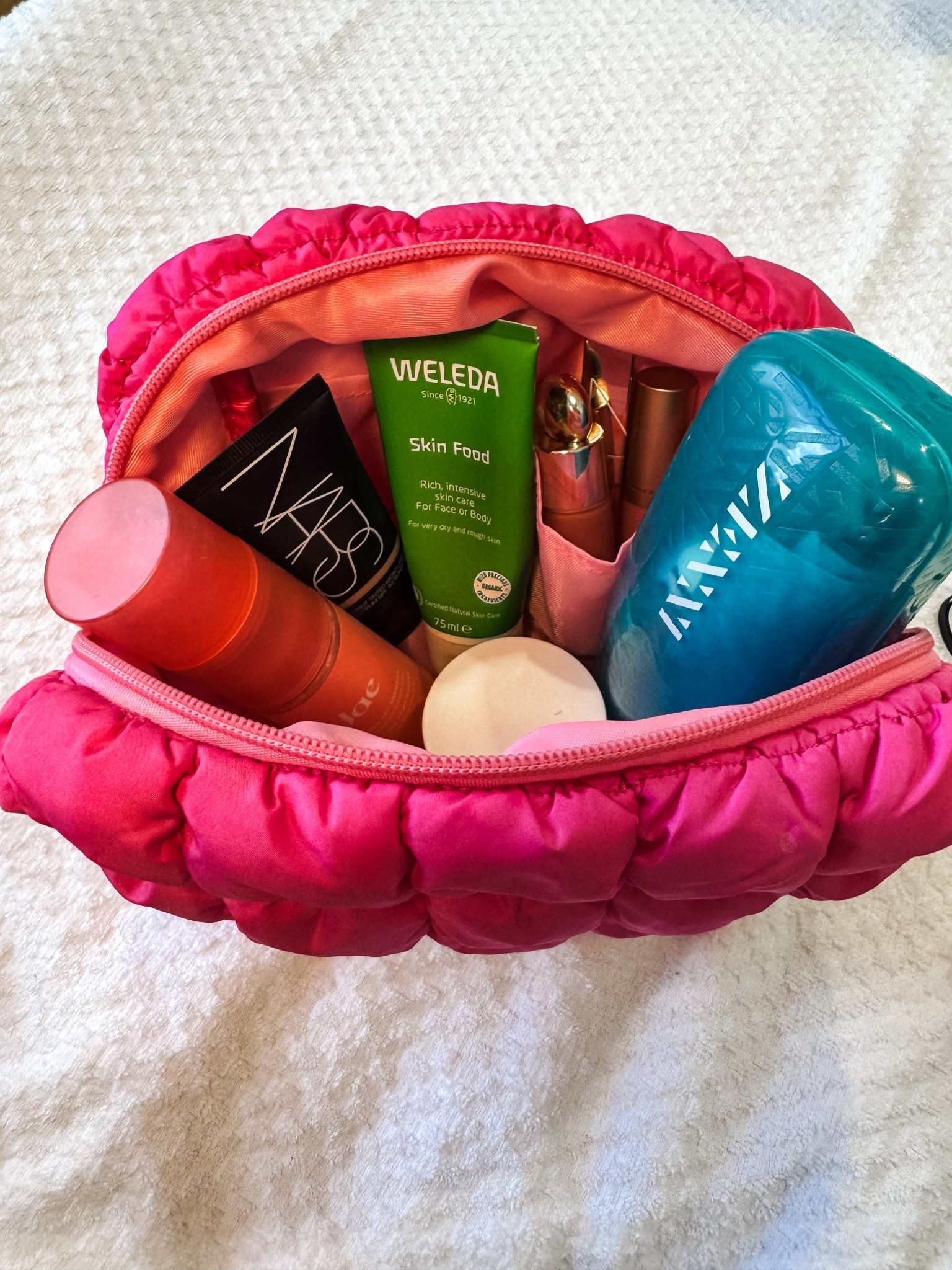 A few things in my hospital toiletry bag! A tinted moisturizer, a bit of blush, and some lip gloss to help me feel like myself post partum 💕

Product Details:
• NARS Lipgloss in Turkish Delight
• bareMinerals Lipgloss in Serenity
• NARS Tinted Moisturizer in Sydney
• Rare Beauty blush in Hope



#LTKFindsUnder50 #LTKBeauty #LTKFamily