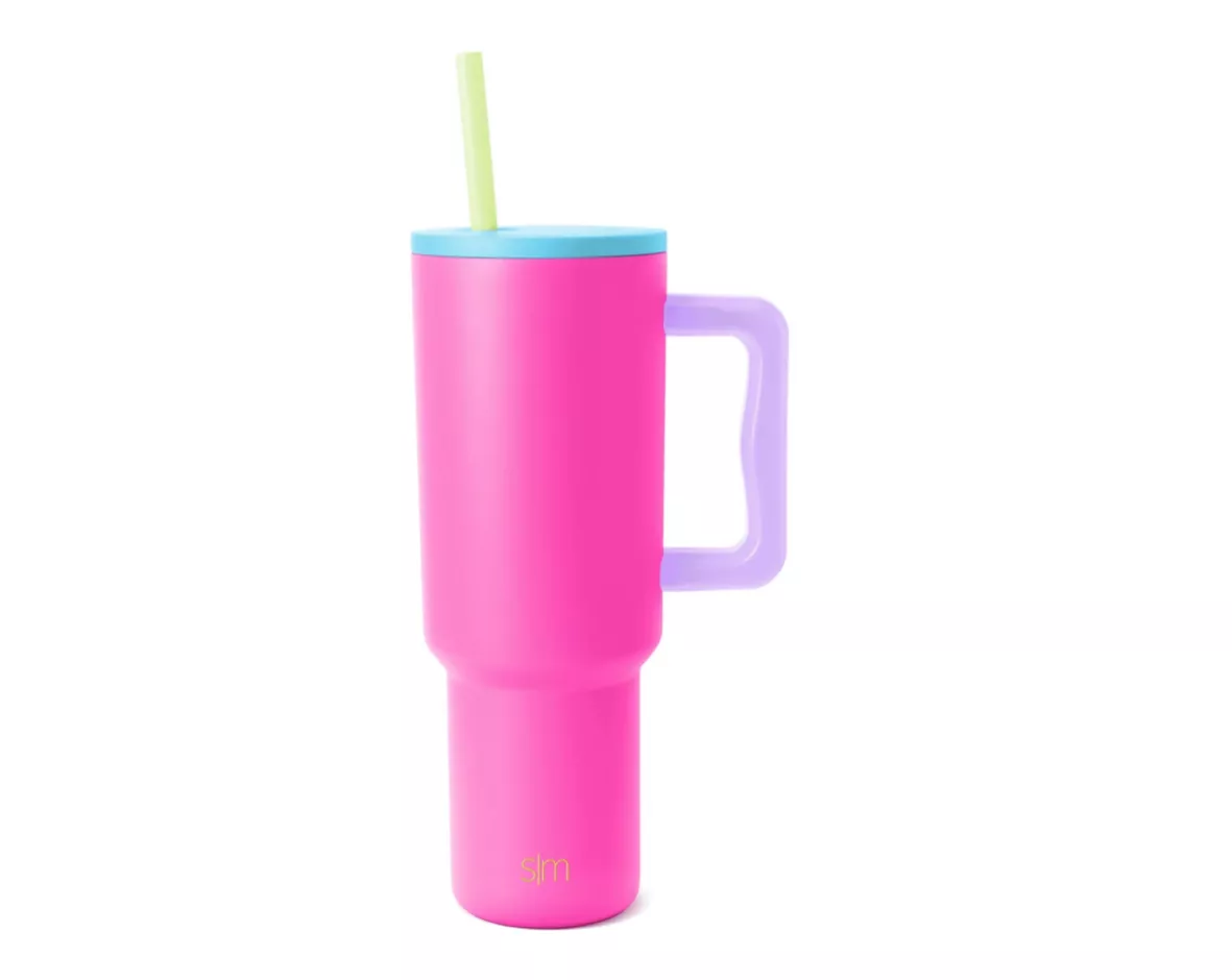New Simple Modern Tumbler Water Cup With Lid And Straw - Brilliant