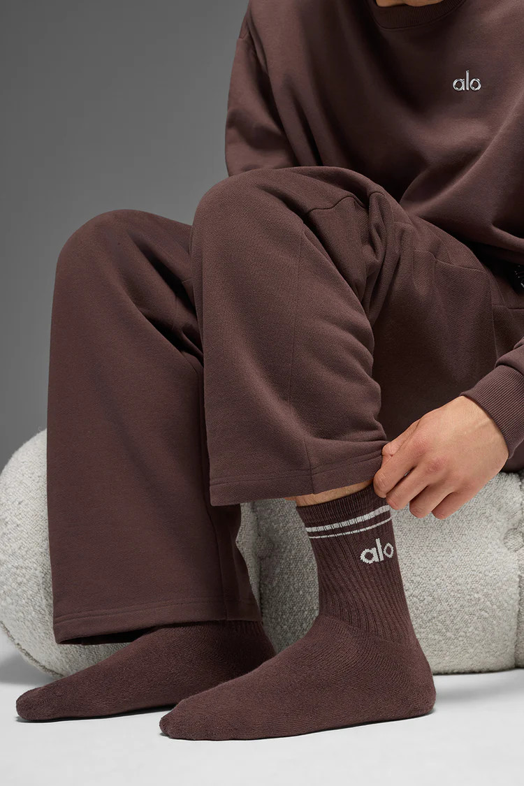 Unisex Half-Crew Throwback Sock | Alo Yoga (US)