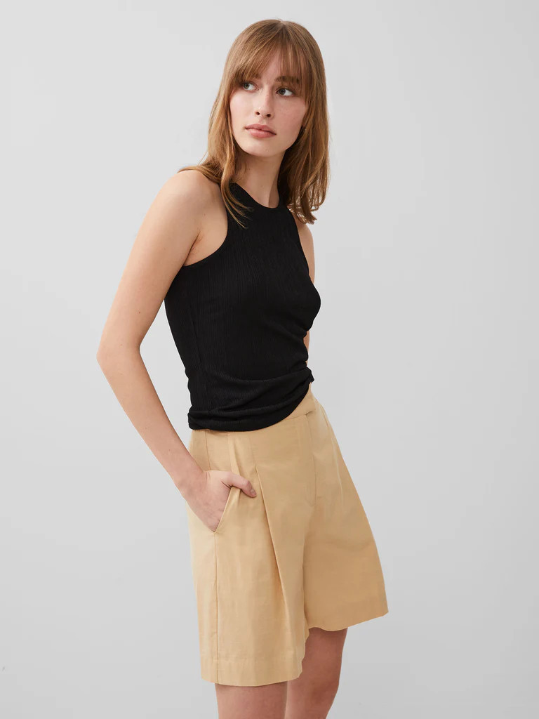 Tallie Textured Racer Tank | French Connection (US)