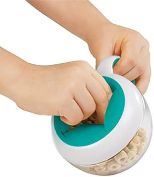 OXO Tot Flippy Snack Cup with Travel Lid - Teal | Amazon (US)