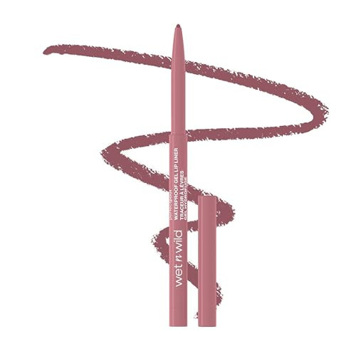 wet n wild Perfect Pout Matte Retractable Gel Lip Liner Pencil, Rich Creamy Long Lasting Color, Well-Defined and Flawless Application, Vegan & Cruelty-Free - Purple Lay Down the Mauves | Amazon (US)