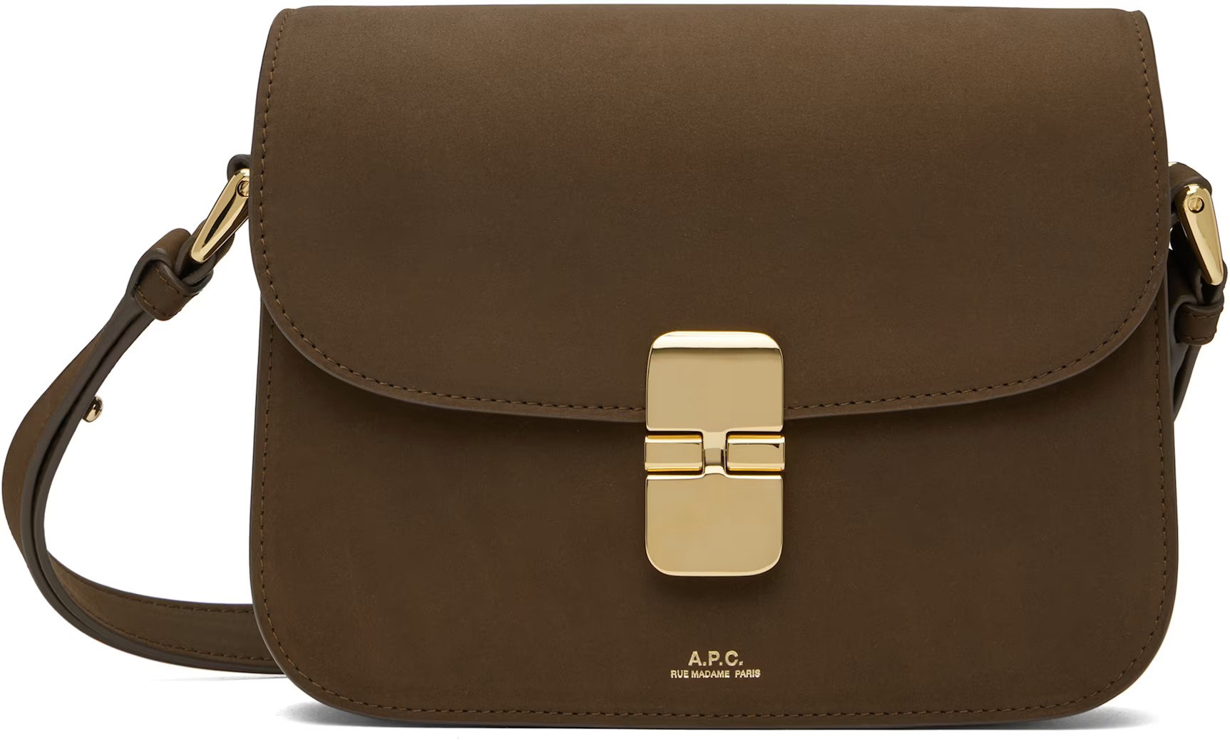 A.P.C. - Brown Grace Small Bag | SSENSE
