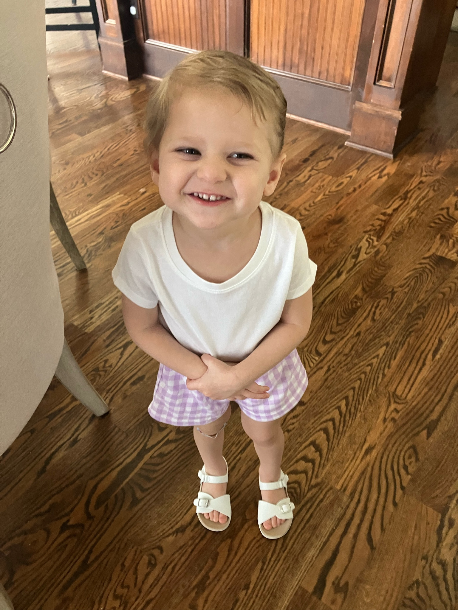 Toddler girl, spring, purple, gingham shorts, white sandals, toddler girl sandals, toddler girl shirt 

#LTKshoecrush #LTKkids #LTKbaby