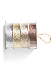 Set Of 4 Glitter Ribbons | TJ Maxx