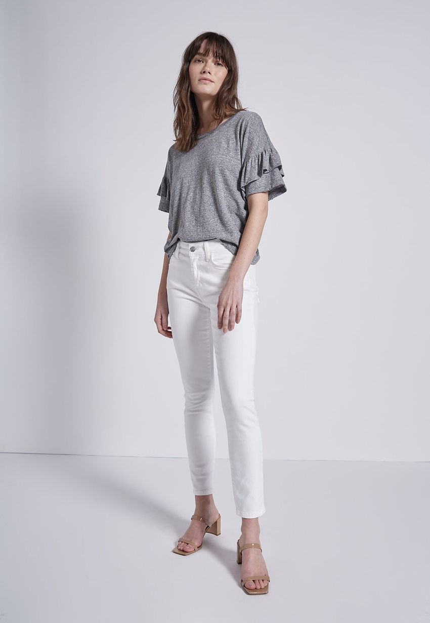 THE RUFFLE ROADIE TEE | Current/Elliott