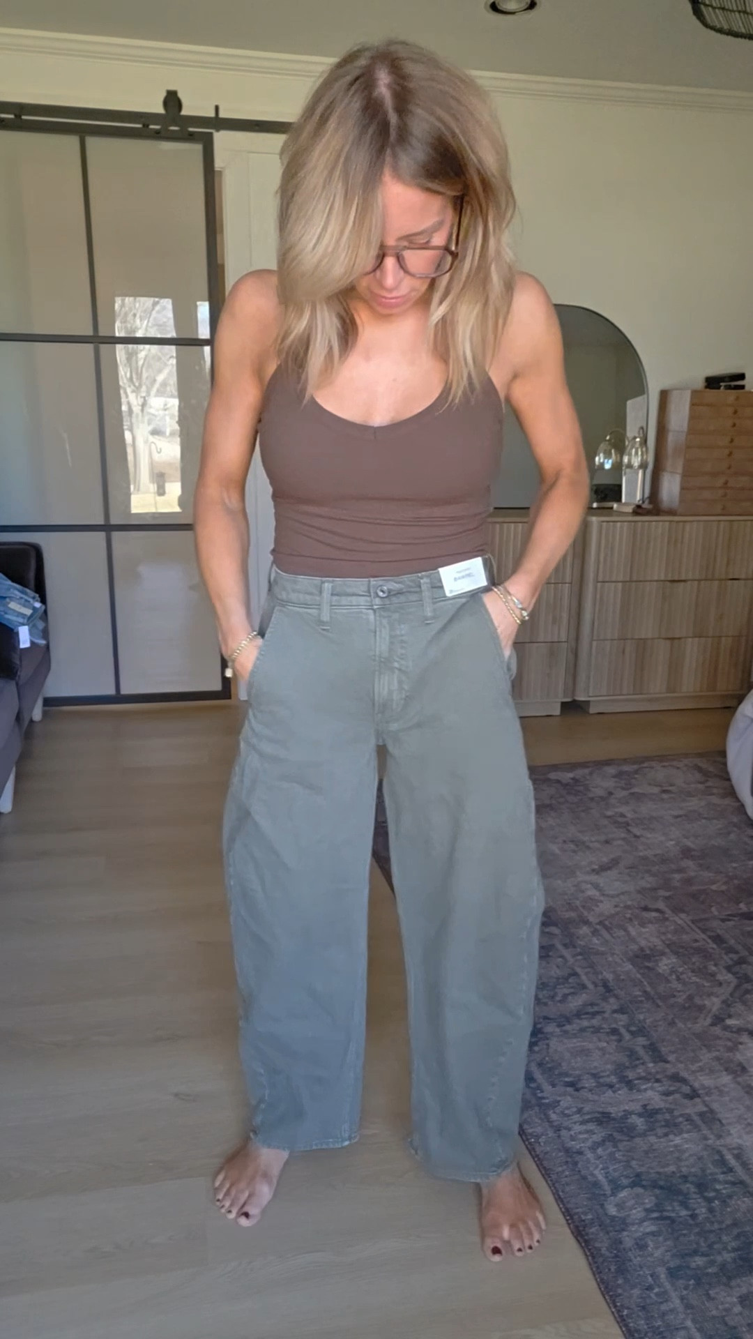 I love me some @abercrombie barrel denim!
I’m wearing a 26 regular in all of the jeans but the cream. I’m wearing a 26L in those 

Tank: small
Hoodie from inserted photo: small 

#LTKSpringSale