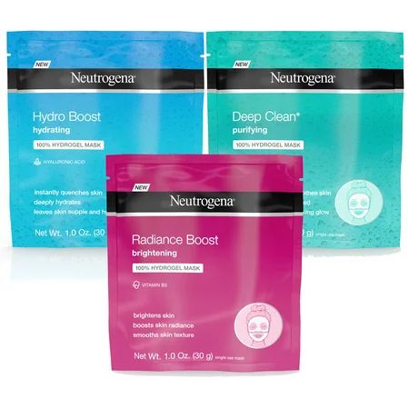 Neutrogena Hydro Boost Face Mask Variety Pack (3 ct.) | Walmart (US)
