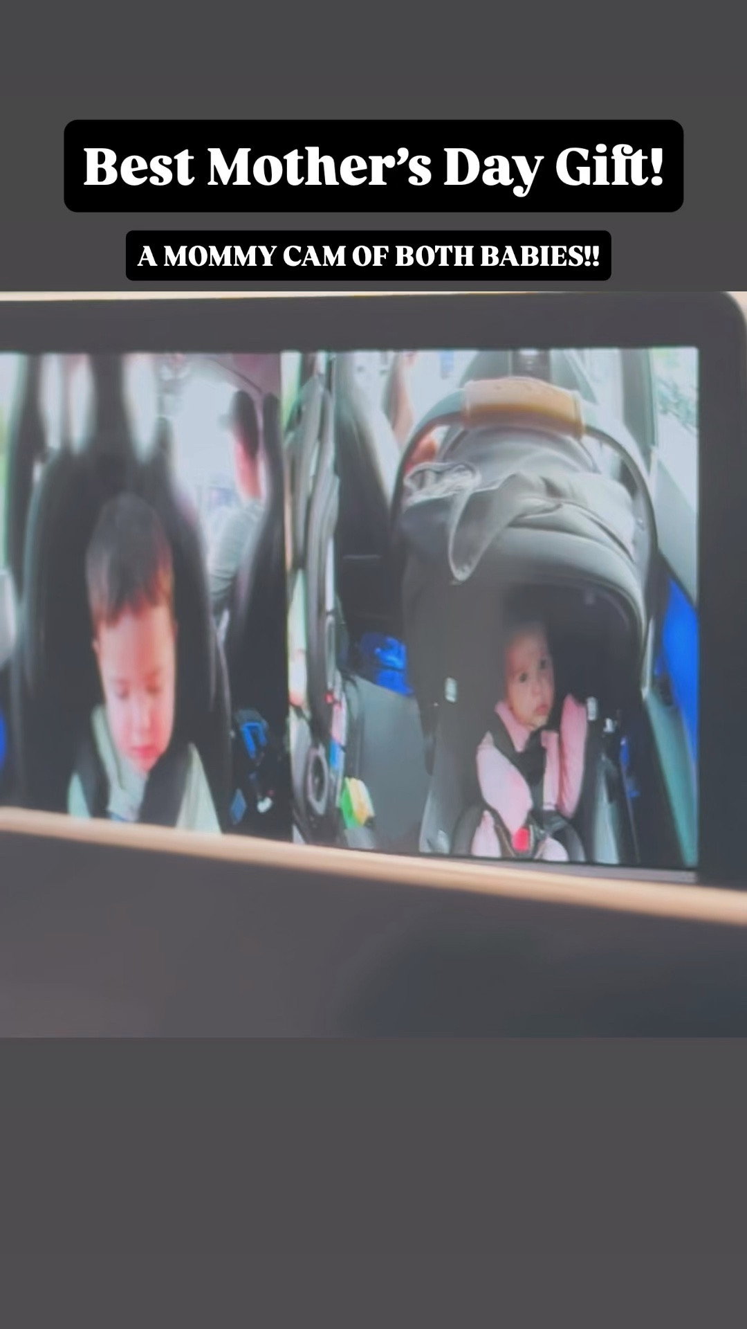 Dual car camera for both kids! Love this so much because you can see both children, but really the ENTIRE backseat activity! Really great Mother’s Day gift with simple installation! 

#LTKmomlife #LTKKids #LTKBaby
