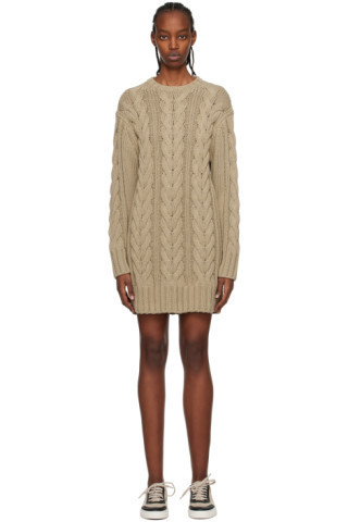 Beige Liana Minidress | SSENSE