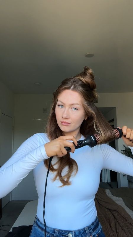 here is a little tutorial on how I curl my hair with the Amika Thermal Round Brush! There’s multiple ways to use this tool, but this is how I get voluminous, blowout like curls 

The Amika Brush is currently on pre-order, so I linked a handful of other heated round brushes my friends have recommended! 

#LTKbeauty #LTKVideo #LTKMostLoved