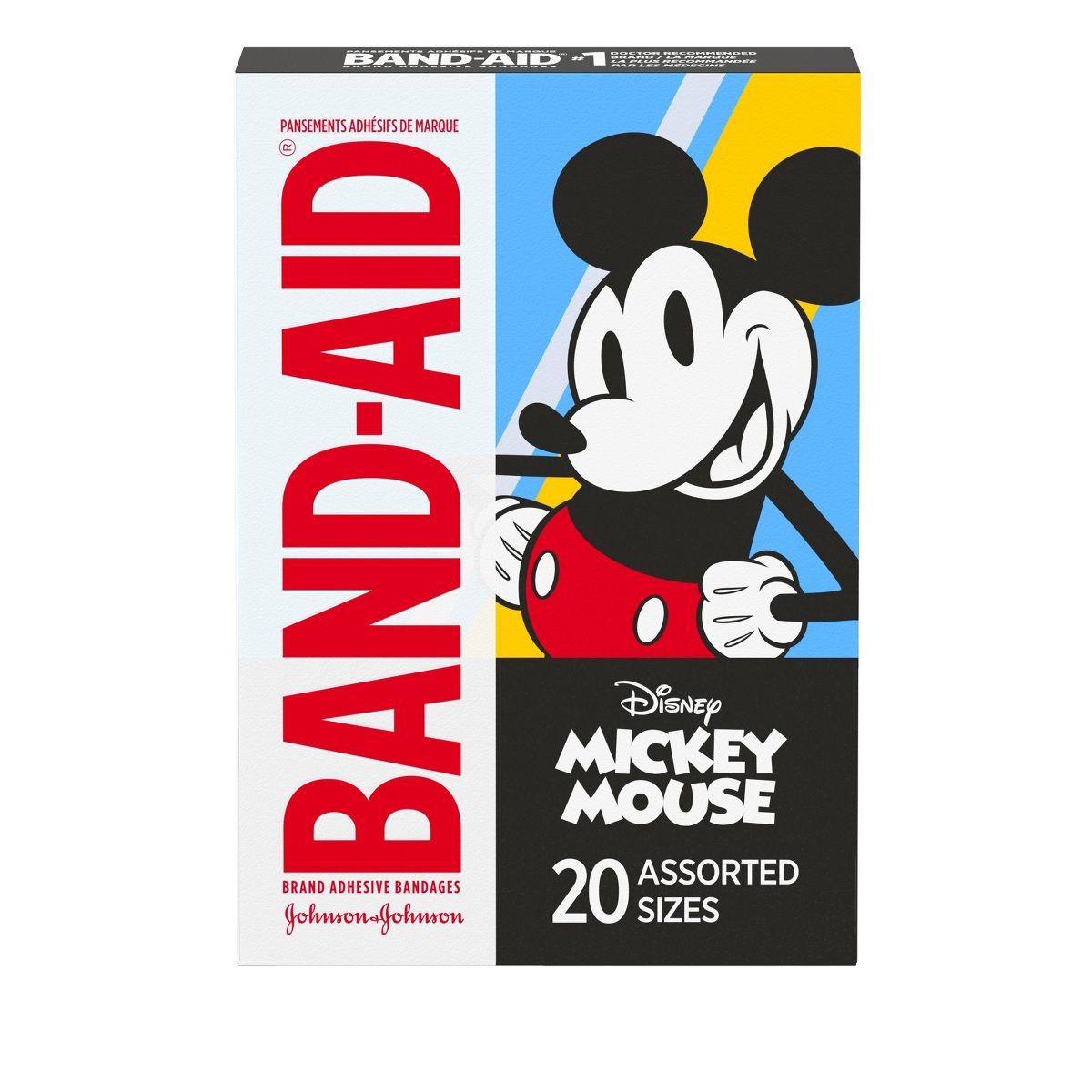 Band-Aid Mickey Mouse Adhesive Bandages - 20ct | Target