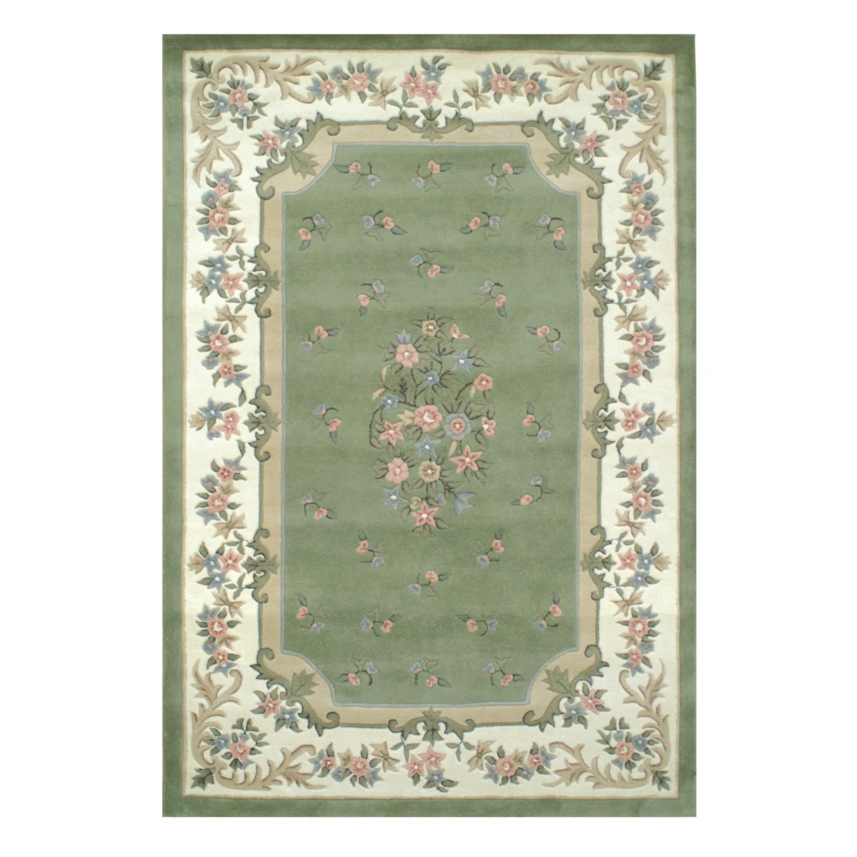 Wool Floral Indoor Rug | Wayfair North America