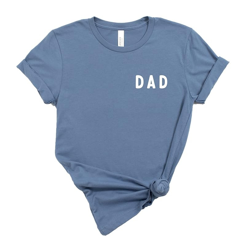 Dad Shirt Funny Cute Dada Graphic Tees unisex Letter Print T-Shirt Casual Short Sleeve Tops | Amazon (US)