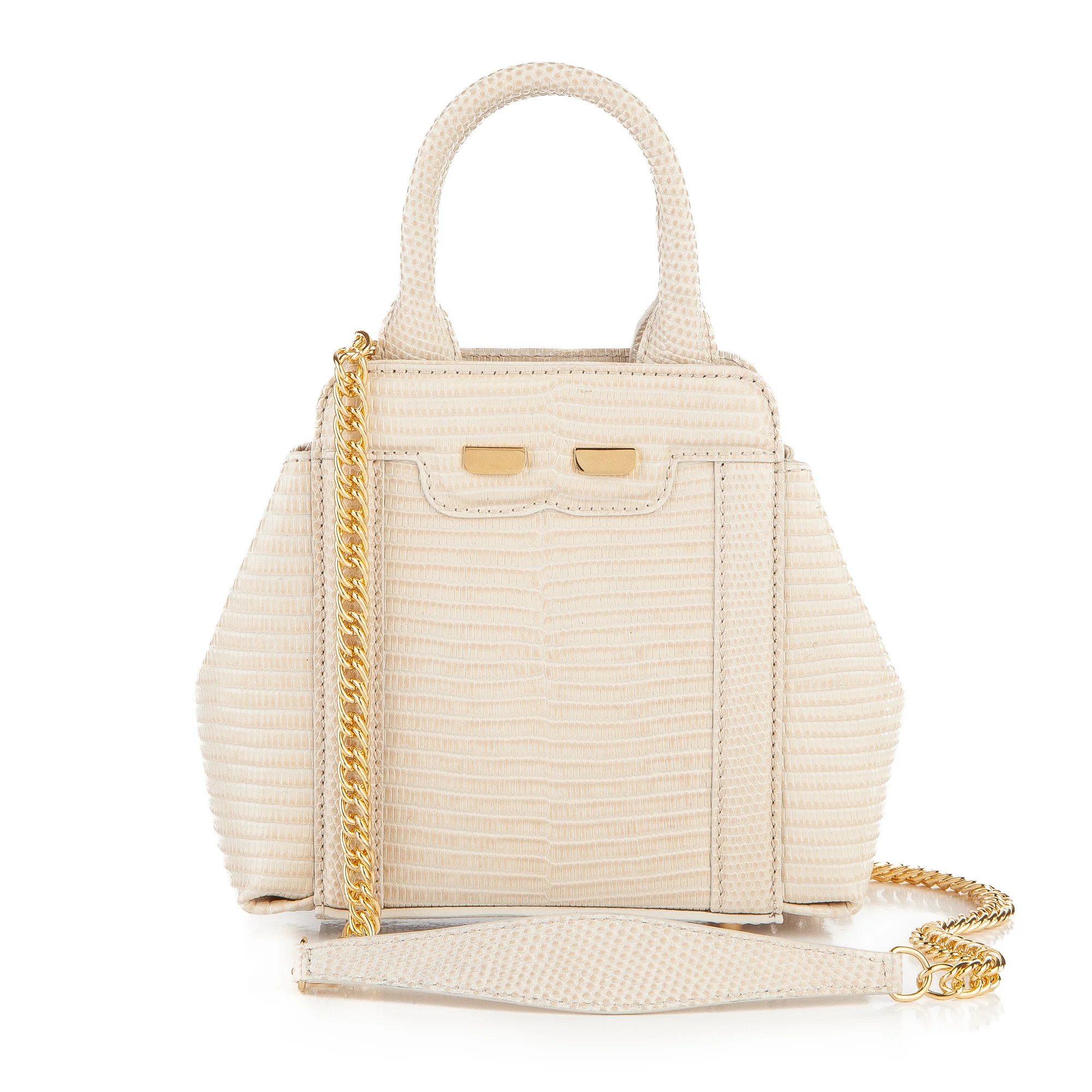 Mini Nott in Latte Lizard | BENE