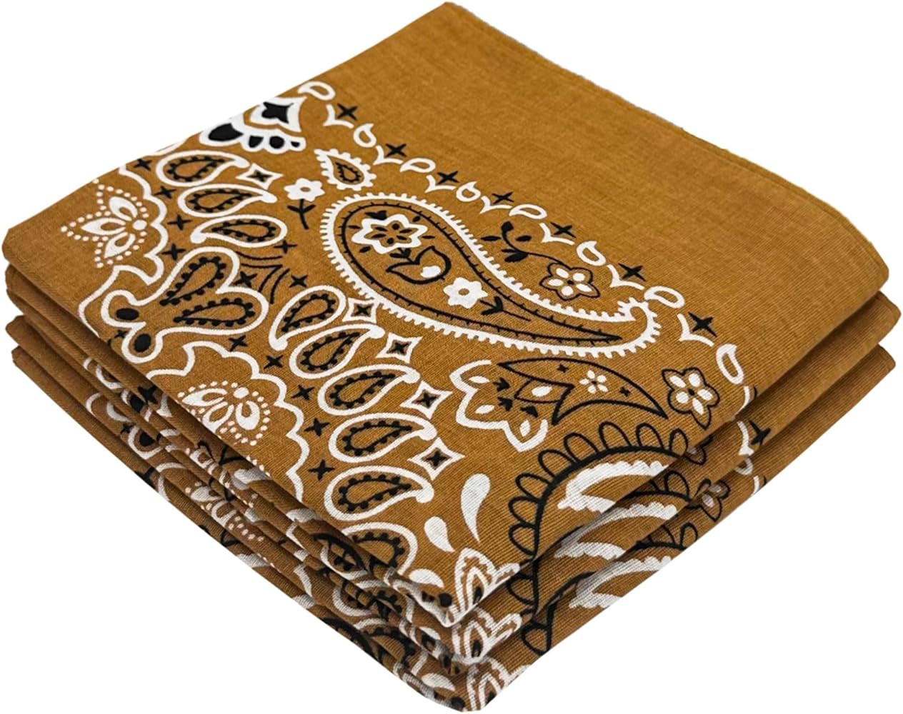 Classic Paisley Bandanas - 3 Pack Gift Set, 100% Cotton, 22x22 Inches | Amazon (US)