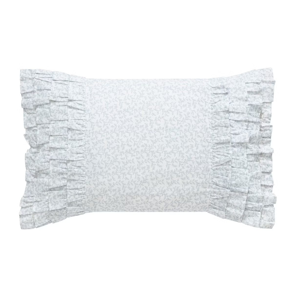 Laura Ashley Chloe Ruffle Throw Pillow Blue | Target