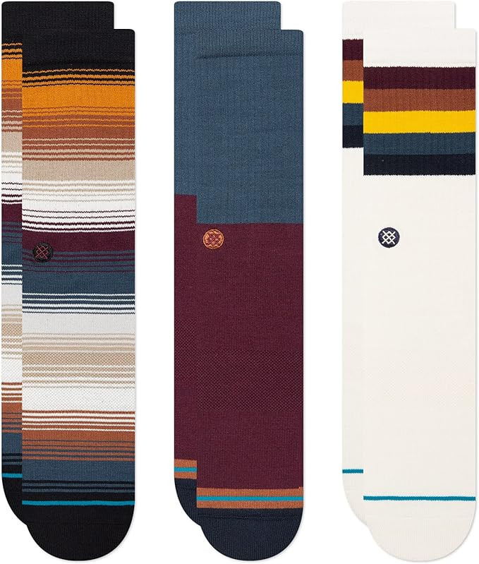 Stance Breakwater 3 Pack Crew Socks | Amazon (US)