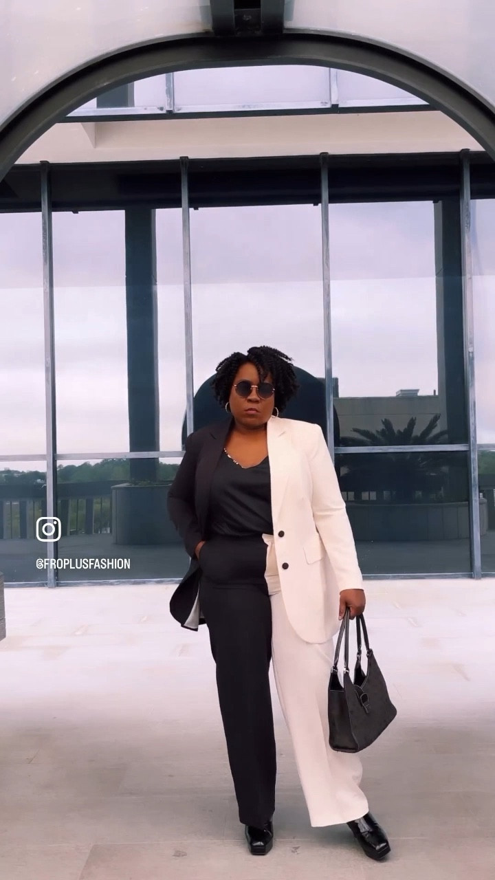 Looking for classic quality plus size suits for the office? I highly recommend Eloquii suits. I’ve lost count of how many plus size blazers, individual work pants, and suit sets I’ve got over the years. They’re all really good quality and consistently true to size. I’m a size 14 for reference and I got the suit in a size 14. 

#LTKsalealert #LTKworkwear #LTKcurves