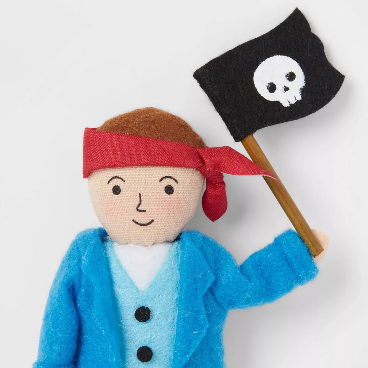 Fabric Child Dressed as Pirate with Flag Christmas Tree Ornament - Wondershop™ | Target