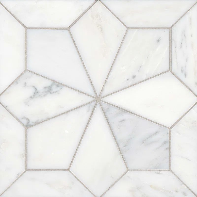 Blomma Marble Random Mosaic Wall & Floor Tile (Set of 10) | Wayfair North America