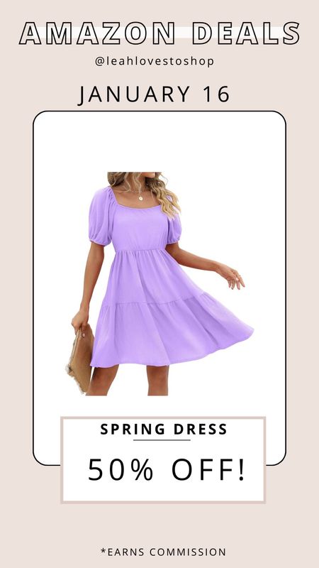 This Amazon dress has me ready for Spring! 

#LTKsalealert #LTKSeasonal #LTKfindsunder50
