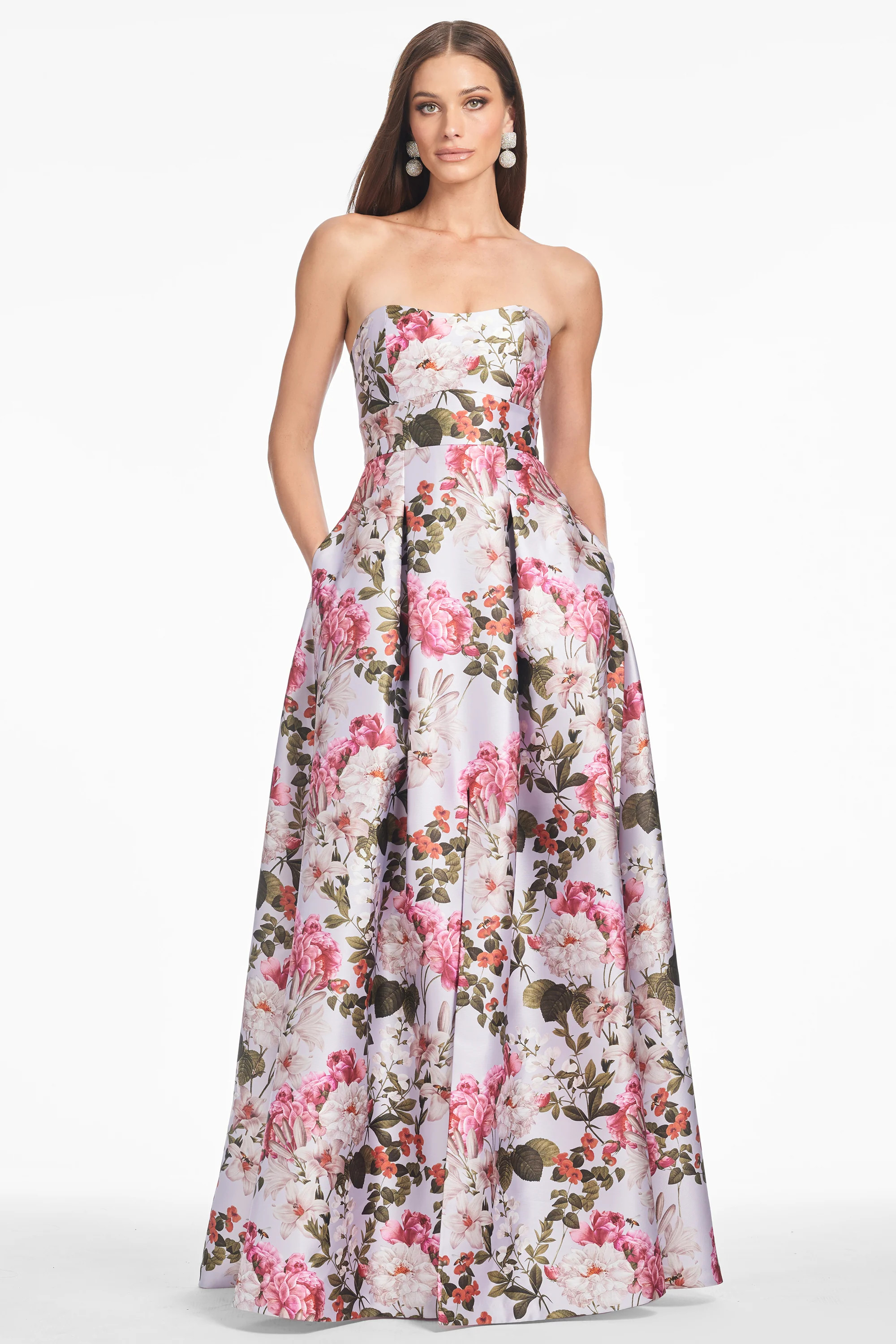 GIOVANNA GOWN - PERWINKLE AND PETALS | Sachin and Babi