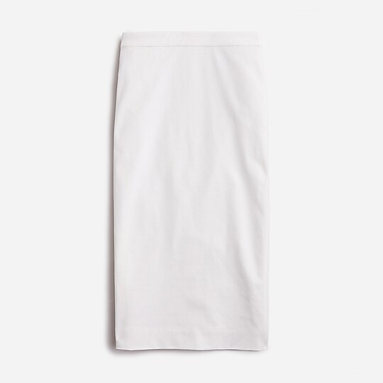 No. 3 Pencil skirt in bi-stretch cotton | J. Crew US