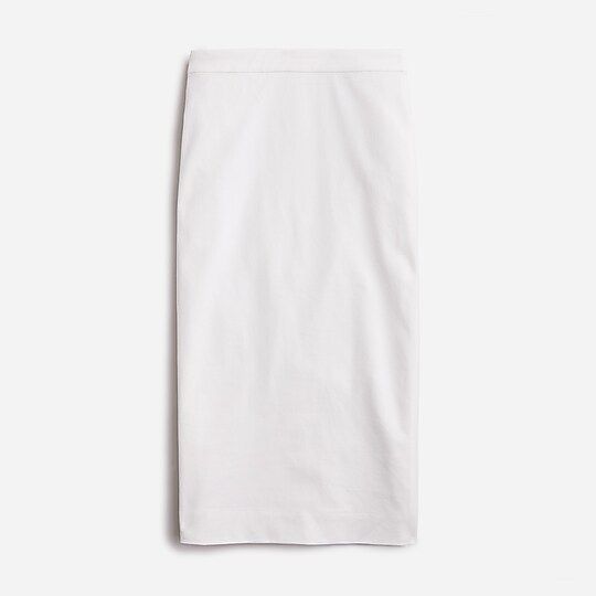 No. 3 Pencil skirt in bi-stretch cotton | J.Crew US
