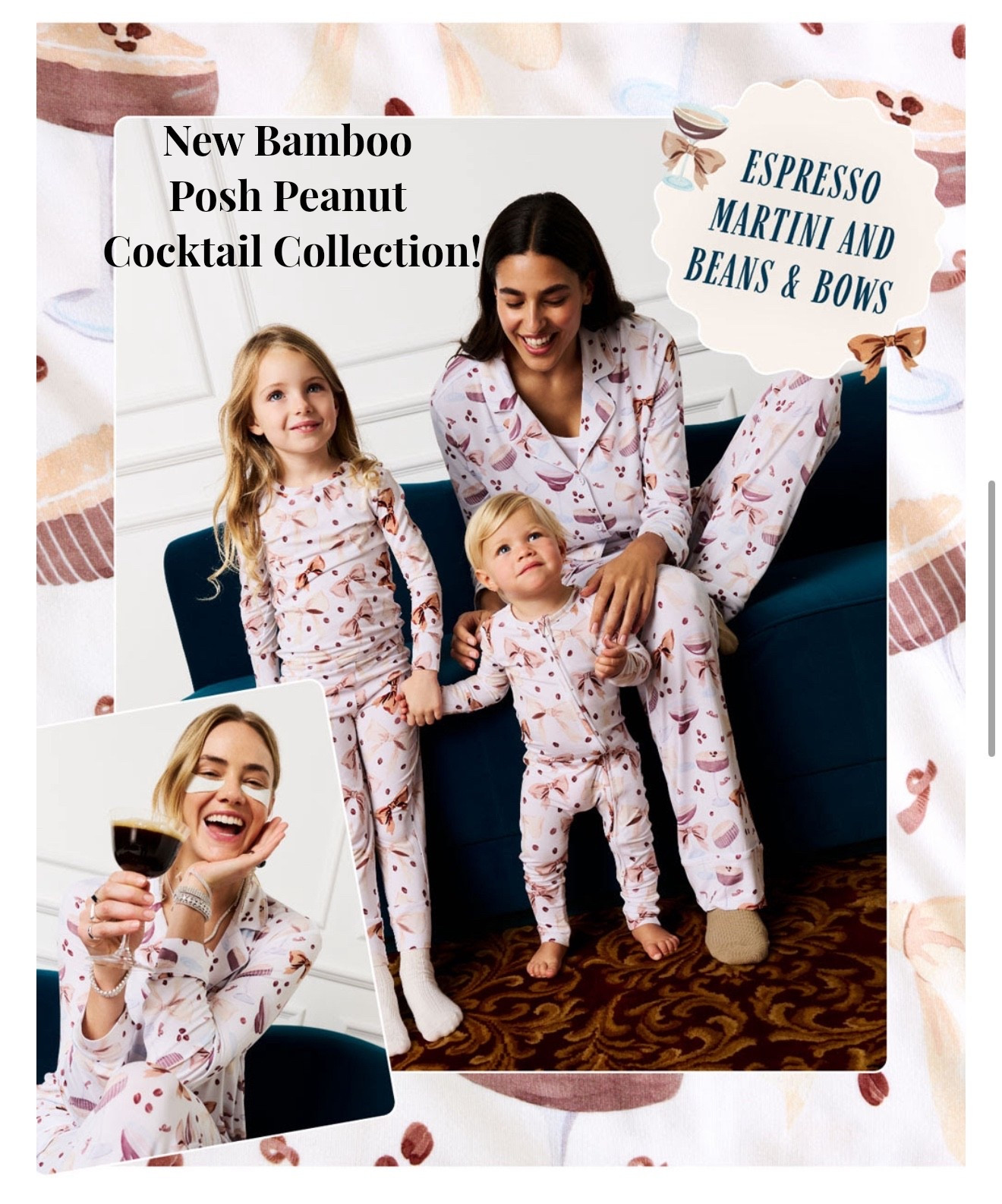 The most amazing bamboo pajamas, POSH PEANUT is launching their fun cocktail print line for women!! These extremely soft and breathable luxurious pajamas are coming soon and they will sell out fast. Match your kids with these adorable pajamas! These pajamas, make a great Valentine’s Day gift and they even have bamboo pajamas for men such as Seinfeld The Office prints!

Jammies. Pjs. Kids fashion. Kids sleepwear. Baby pajamas. Baby clothes. Baby fashion. Toddler fashion. Toddler style. Toddler pajamas. Sleepwear. Women’s wear. Mom fashion. Mom style. Wine. Cocktails. Life. Cozy. Casual. Cotton. Bamboo. Gentle. Organic. Fun. Family matching. Mommy and me. 

#LTKOver40 #LTKmomlife #LTKValentine