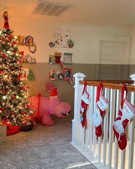 Our upstairs loft is kid-central! The Christmas decor is fun and whimsical!  

#LTKHoliday #LTKSeasonal #LTKhome