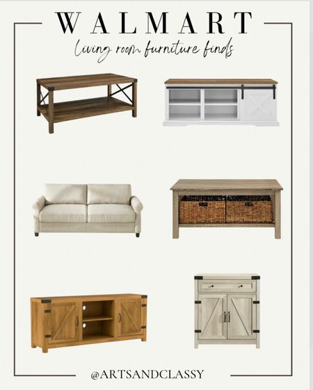 Living room furniture finds from Walmart with all the farmhouse vibes. Shop the sale!

#LTKsalealert #LTKhome #LTKSeasonal