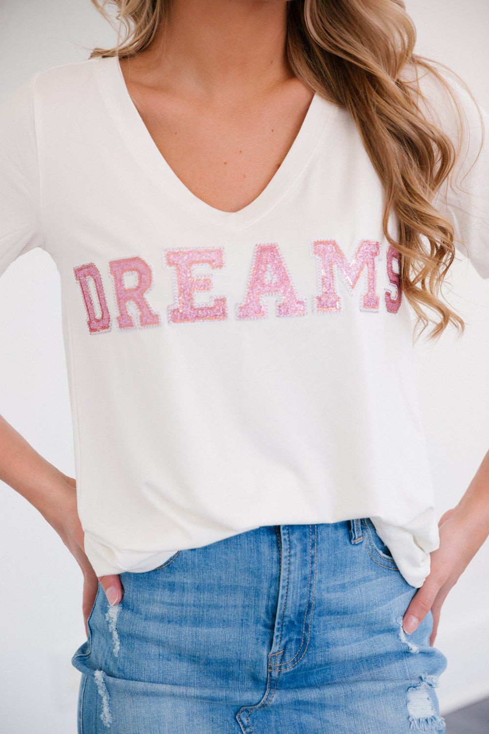 DREAMS WHITE TEE | Judith March
