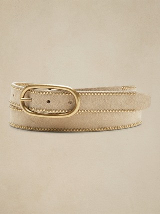 Daze Studded Suede Belt | Banana Republic (US)
