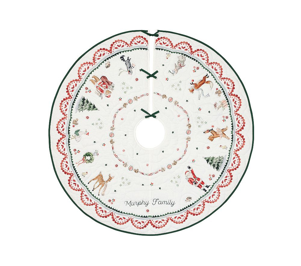 Riley Sheehey Christmas Tree Skirt | Pottery Barn Kids