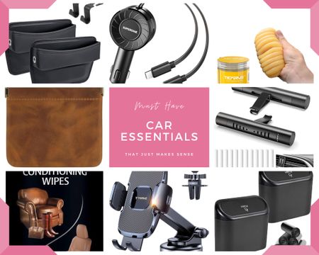 Car essentials that just makes sense. These are all items that made organizing my new car so much easier. Practical and fun at the same time. #car #organize #amazon 

#LTKtravel #LTKfamily #LTKhome