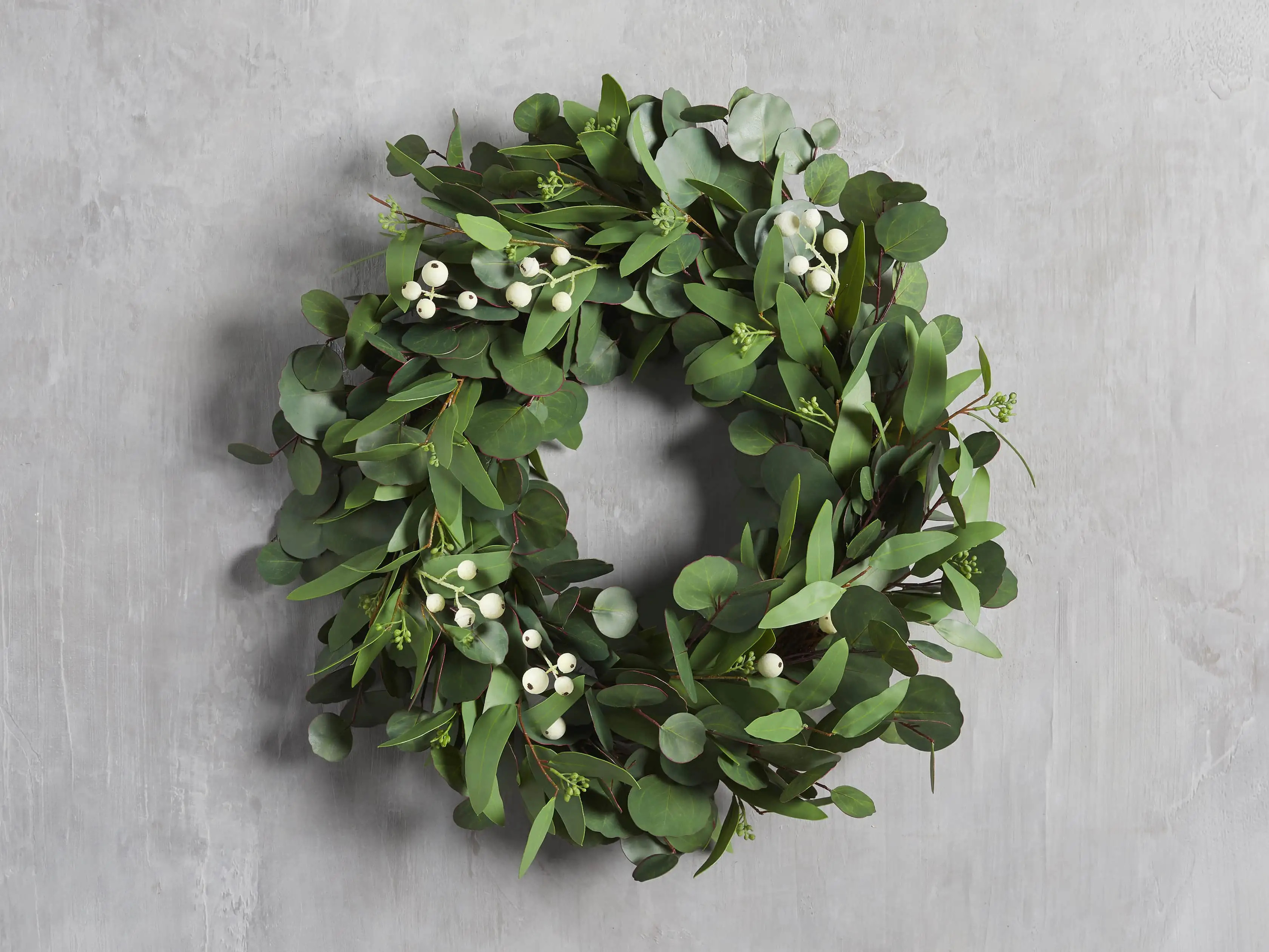 Seeded Eucalyptus Wreath 24" | Arhaus