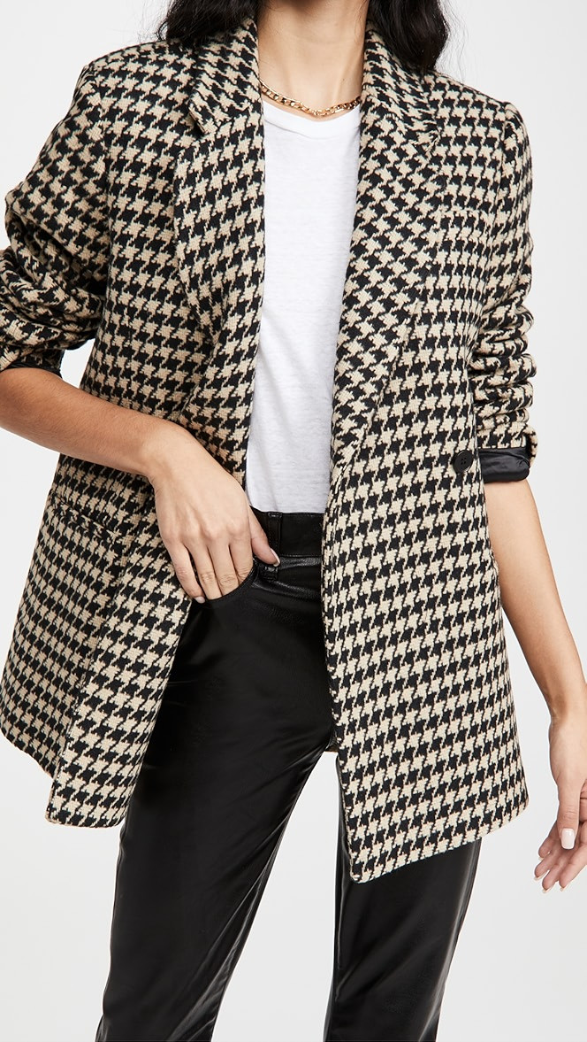 Kaia Houndstooth Blazer | Shopbop