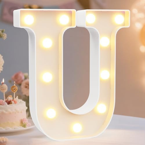 Pooqla LED Marquee Letter Lights Sign, Light Up Alphabet Letter for Home Party Wedding Decoration... | Amazon (US)