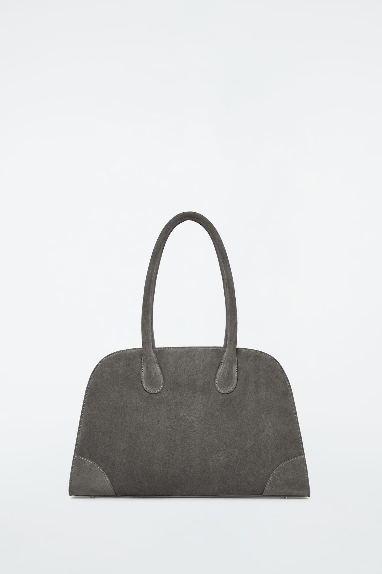 BOLSO STUDIO BOWLING PEQUEÑO DE PIEL - GRIS | COS (EU)