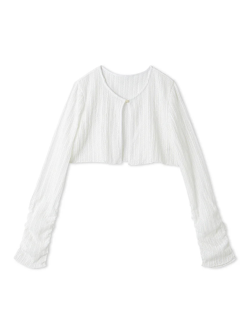 Cropped Cut Cardigan - F(ONE SIZE) / WHITE | Snidel