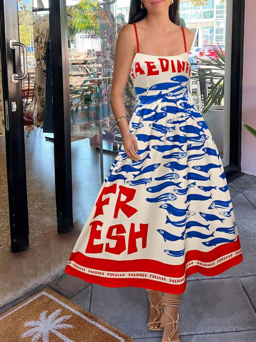 Bohemian Women's Spring And Summer Fashion Casual Elegant Holiday/Vacation Style Contrast Color E... | SHEIN