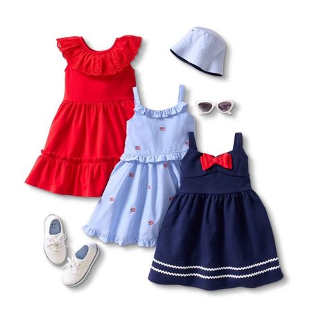 ✨Janie & Jack Red, White & You Collection for Girls Sizes 6M-12YRS✨

A tribute to all things summer in festive prints and colors. 

American party
American girl 
Fourth of July outfit for babies
4th of July fashion for kids
Americana 
Holiday outfit
Summer outfit 
Vacation outfit 
Resort outfit 
Resort wear
Getaway outfit
Memorial Day
Labor Day weekend 
Beach vacation 
Beach getaway
Kids birthday gift guide
Girl birthday gift ideas
Boys birthday gift ideas
Sale alert
New item alert
Bathing suit 
Swimwear 
Pool essentials 
Beach essentials
Vacation essentials 
Summer essentials 
Girls weekend 
Girls getaway
Summer fashion 
Sunglasses 
Sandals
Sun hat
Gifts for kids
Gifts for babies
Baby outfit ideas
Newborn gift
Beach bag
Supergoop!
Beach accessories 
Pool accessories 
Beach hat

#LTKGifts #LTKGiftGuide
#MemorialDay #summer
#liketkit #LTKFashion #FourthOfJuly
#LTKbaby #LTKkids #LTKfamily #LTKstyletip #LTKswim #LTKsalealert #LTKtravel #LTKFindsUnder50 #LTKFindsUnder100 #LTKFind 


#LTKParties #LTKShoeCrush #LTKSeasonal