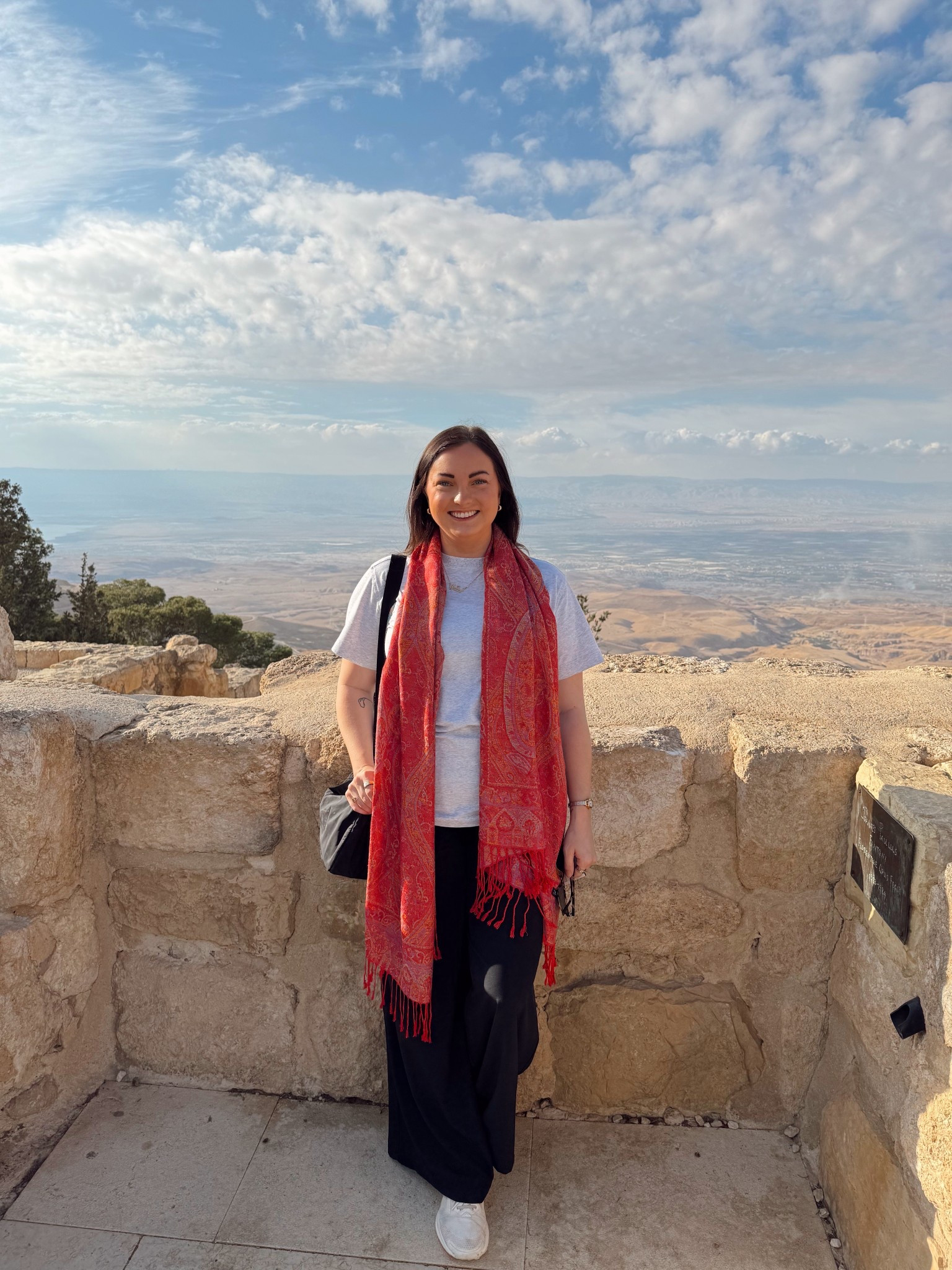 These are some of the pieces I wore in Jordan! All of my scarves were purchased abroad, but the Lululemon items and the Nike shoes were everyday staples for me. For the other items that are no longer sold, I’ve tried to link something similar. 