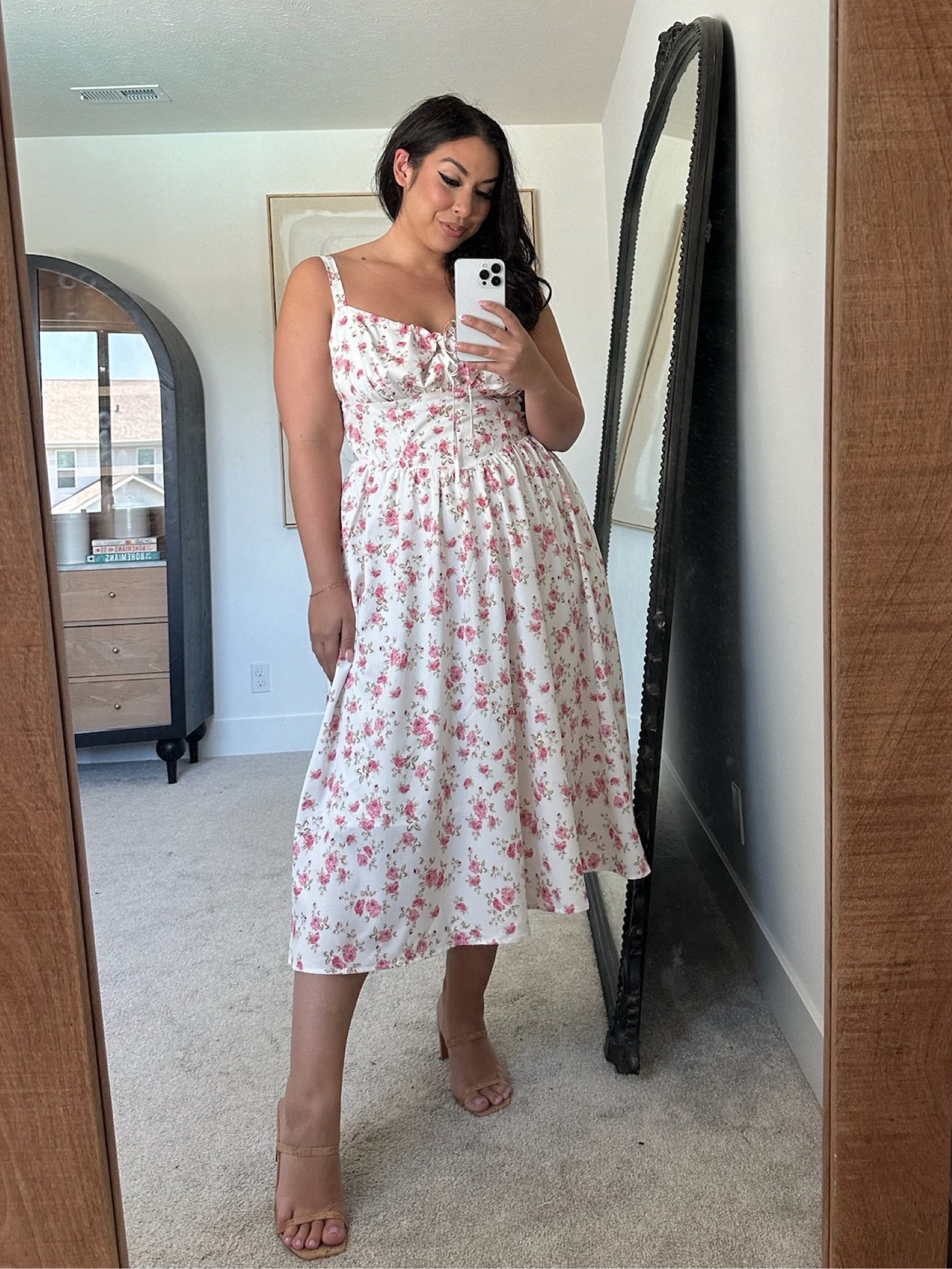 Midsize spring dress, wearing a size large!
-
-
-
Amazon finds, Amazon fashion, bridal shower dress, baby shower dress, maxi dress, floral dress, spring dress

#LTKMidsize #LTKStyleTip