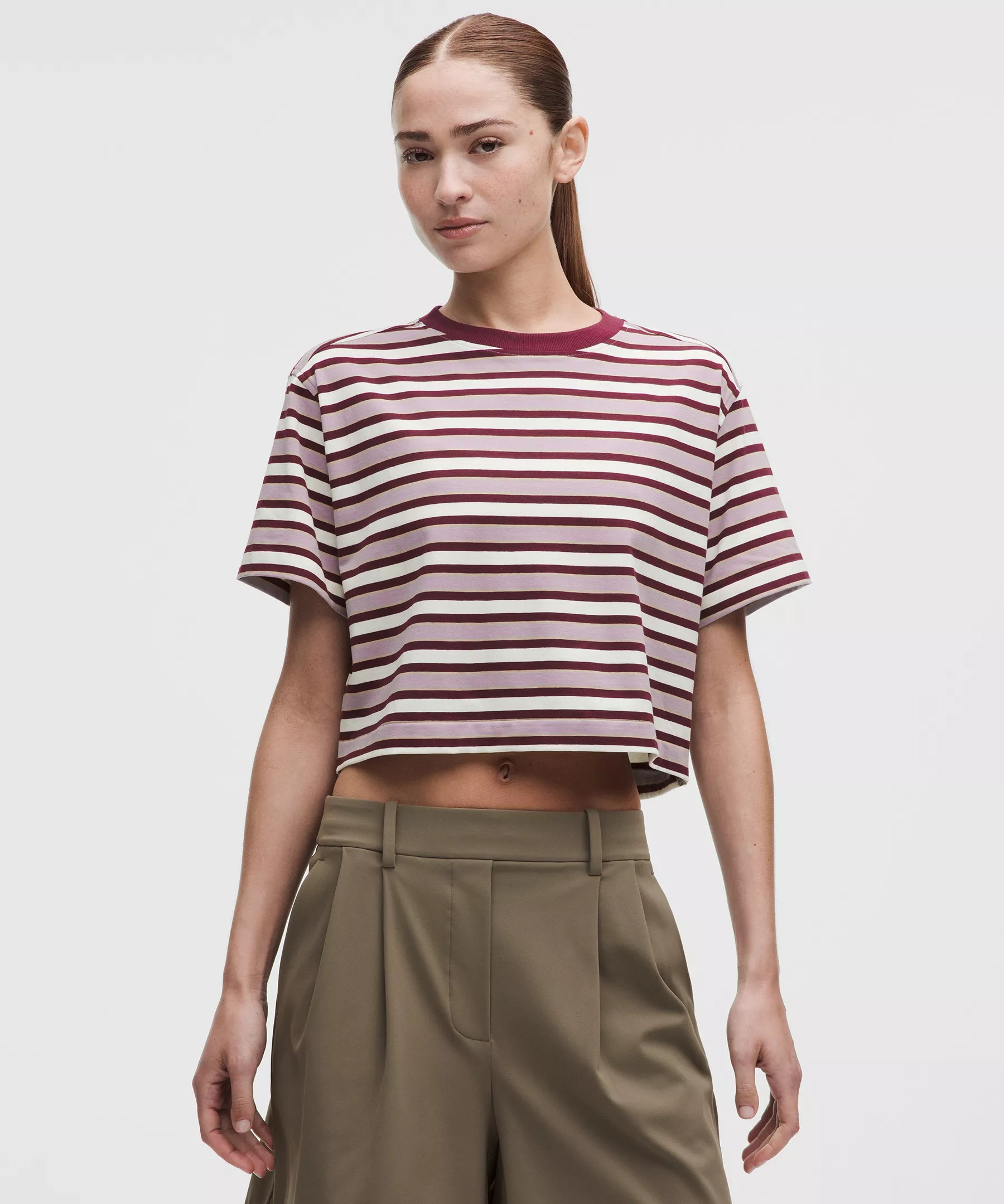 All Yours Organic Cotton Cropped T-Shirt | Lululemon (US)