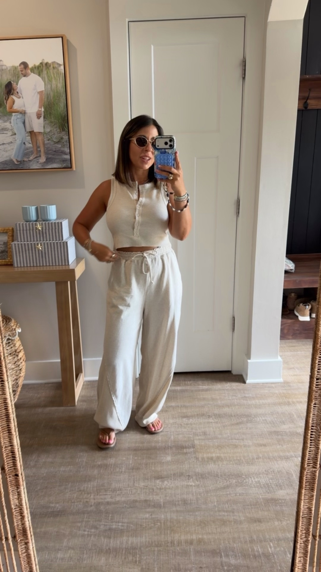 Another day another aerie lounge set 
Small in pants
Xsmall in tank

#LTKSaleAlert #LTKPetite #LTKootd