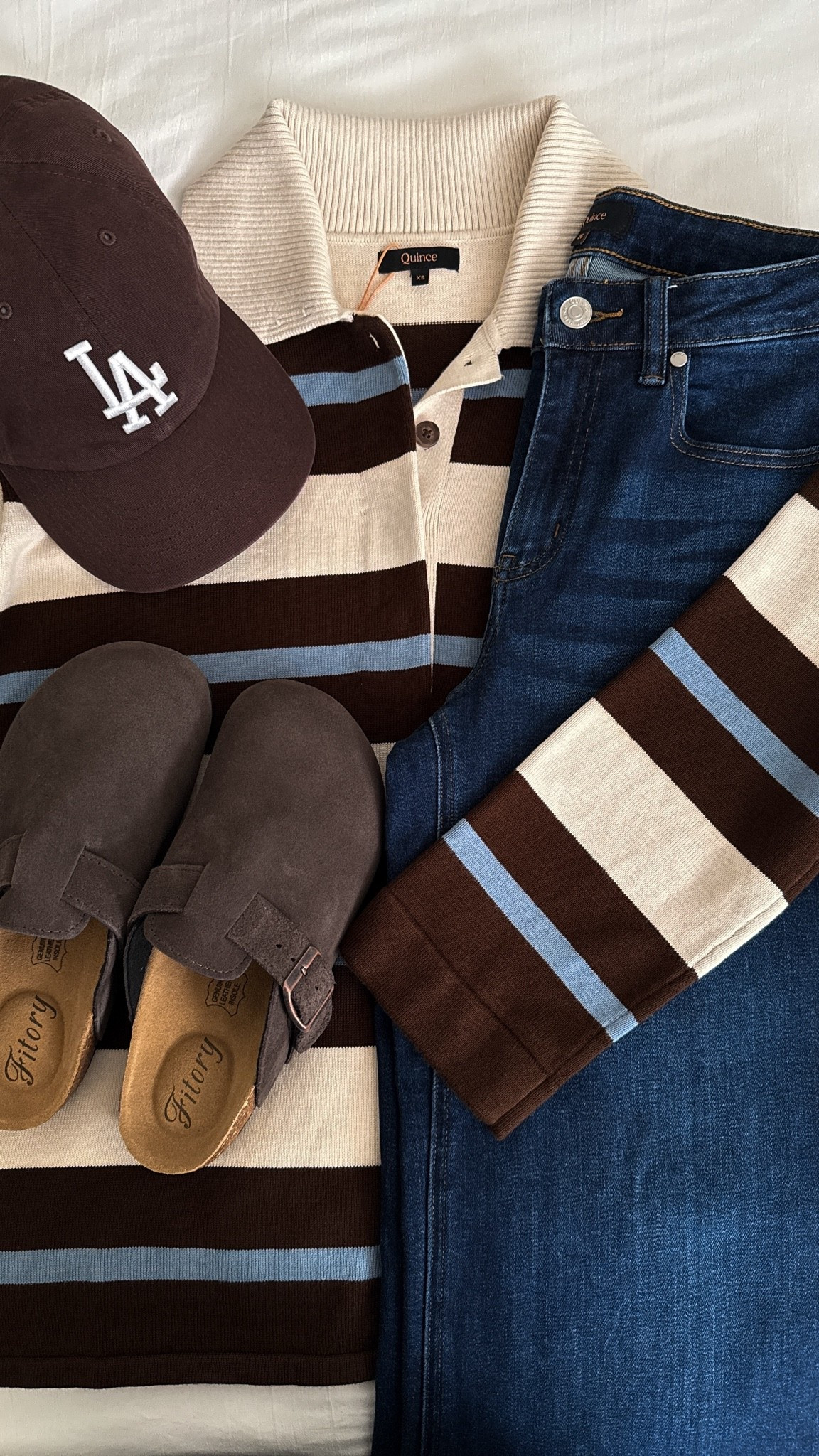 Fall Outfit 🍂☕️☁️

@Fitory #ad #fitoryshoes

polo shirt outfit, baseball game outfit women, fall fashion, fall outfits, fall outfit ideas, fall fashion trends, fall outfit inspo, fall fashion inspo, fall outfits for women, cute fall outfits, fall wardrobe, fall capsule wardrobe, clogs, la hat, dodgers hat, striped shirt, wide leg jeans, dark wash jeans

#LTKSeasonal #LTKPetite #LTKootd